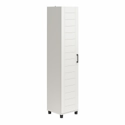 Ameriwood Home Systembuild Evolution Loxley 16"W 1-Door Shiplap Cabinet, White