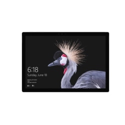 Microsoft® Surface Pro Tablet, 12.3" Touch Screen, Intel® Core™ i5, 4GB Memory, 128GB Solid State Drive, Windows™ 10 Pro, Silver