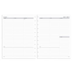 2027 TUL® Discbound Weekly Planner Refill Pages Set, Letter Size, January To December, Total Qty 1, TULLTFLRUTIMRY27