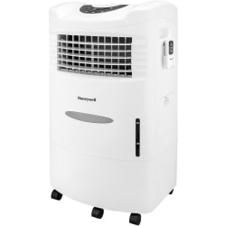 Honeywell Home Indoor Portable Evaporative Air Cooler - Cooler - 440 Sq. ft. Coverage - Activated Carbon Filter - Remote Control - White