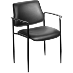 Boss Office Products Stackable Chair, Black