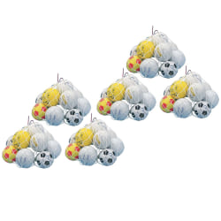 Champion Sports Nylon Ball Carry Bags, 36"H x 24"W x 4"D, White, Pack Of 6 Bags