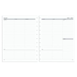 TUL® Discbound Weekly Planner Refill Pages, Untimed Vertical Format, Letter Size, January To December 2024