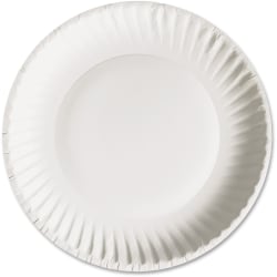 AJM Green Label Paper Plates, 6", White, Box Of 1,000 Plates
