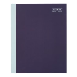 Organized by Happy Planner 12-Month Monthly/Weekly Classic Book Bound Soft Planner, 7-3/4" x 9-3/4", Midnight, July 2026 - June 2027, Total Qty 1