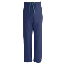 Medline ComfortEase™ Unisex Reversible Drawstring Pants, 4X, Midnight Blue