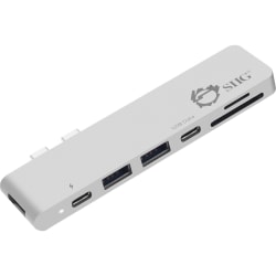 SIIG Thunderbolt 3 USB-C Hub HDMI with Card Reader & PD Adapter - Docking station - USB-C 3.1 / Thunderbolt 3