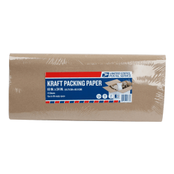United States Post Office Packing Paper, 18" x 24", Brown, Pack Of 15 Sheets