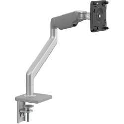 Humanscale M21TBS Mounting Arm for Monitor - Silver, White - Adjustable - 1 Display(s) Supported - 15.50 lb Load Capacity - M21TBS