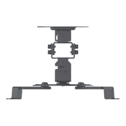 Manhattan Projector Mount, Ceiling, Universal, Tilt, Swivel & Rotate, Height: 15cm, Max 13.5kg, Black, Lifetime Warranty - Bracket - for projector - black - ceiling mountable