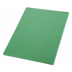 Winco Plastic HACCP Color-Coded Cutting Board, 12" x 18", Green