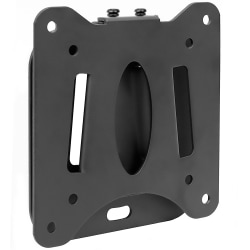 Mount-It! Low Profile Fixed TV Mount For Screen Sizes 13" To 32", 1"H x 5"W x 6"D, Black
