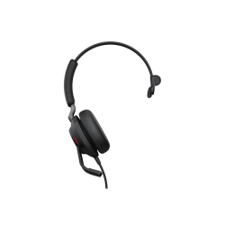 Jabra Evolve2 40 SE Headset - Microsoft Teams Certification - Mono - USB Type A - Wired - 20 Hz to 20 kHz - 24189889999