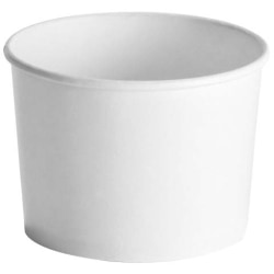 Huhtamaki Paper Food Containers, 12 Oz, White, Pack Of 1,000 Containers