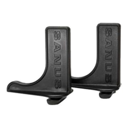 Sanus Component Series AV Rack Shelf Stop - Pack of 10 - Black - Black