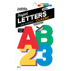 ArtSkills® Quick Letters, 2 1/2", Assorted Colors, Pack Of 310