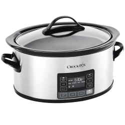 Crock-Pot Programmable 6 Qt Stainless Steel Slow Cooker With MyTime Technology