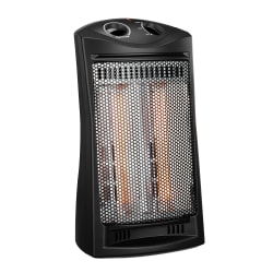 Comfort Glow® 5,120-BTU Radiant Quartz Tower Indoor Space Heater, Black, QTH351
