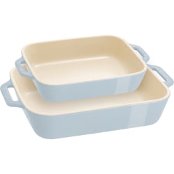 Staub 2-Piece Baking Dish Set, Macaron Pastel Blue