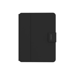 Incipio Sureview - Flip cover for tablet - polyurethane, polycarbonate - jet black - 10.2" - for Apple 10.2-inch iPad (7th generation, 8th generation)