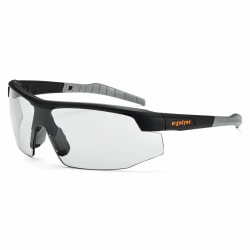 Ergodyne Skullerz Safety Glasses, Sk&ouml;ll, Matte Black Frame Anti-Fog Indoor/Outdoor Lens
