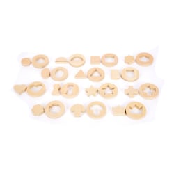 Tickit Inside Outside Wooden Shapes