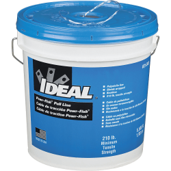 IDEAL Powr-Fish Pull Line in a Bucket - Cable tracer - 6500 ft - white, blue