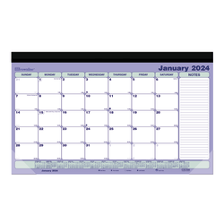 2024 Brownline® Magnetic Monthly Desk Pad Calendar, 17-3/4" x 10-7/8", January To December 2024 , C181700A