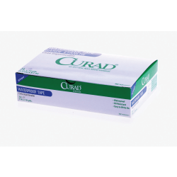 CURAD® Waterproof Adhesive Tape, 1" x 10 Yd., White, Box Of 12