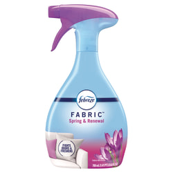 Febreze® FABRIC Refresher/Odor Eliminator, Spring and Renewal, 23.6 oz Spray Bottle, 4/Carton