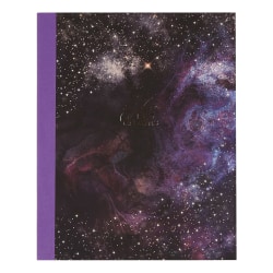 Organized by Happy Planner 12-Month Monthly/Weekly Classic Book Bound Soft Planner, 7-3/4" x 9-3/4", Stargaze Shimmer Dark Sky, July-June, Total Qty 1