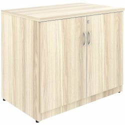 Lorell Essentials 2-Door Storage Cabinet - Modern Elm - Assembly Required