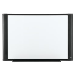 3M™ Melamine Dry-Erase Whiteboard, 36" x 48", Aluminum Frame With Graphite Finish
