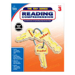 Carson-Dellosa™ 100+ Series™ Reading Comprehension Workbooks, Grade 3