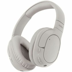 Belkin SoundForm Surround Wireless Over-Ear Headphones Sand - Stereo - Mini-phone (3.5mm) - Wired/Wireless - Bluetooth - 32.8 ft - On-ear, Over-the-head, Over-the-ear - Binaural - Ear-cup - 4 ft Cable - Sand