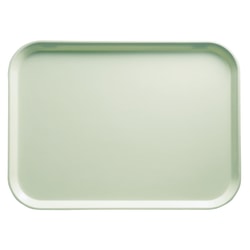 Cambro Camtray Rectangular Serving Trays, 14" x 18", Key Lime, Pack Of 12 Trays