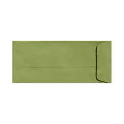LUX Open-End Envelopes, #10, Gummed Seal, Avocado Green, Pack Of 500