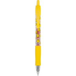 Pilot G2 | SmileyWorld Gel Pen, Fine Point, 0.7mm, Yellow Ink, Single Pen