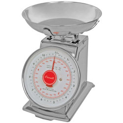 Escali® Mercado Mechanical Dial Scale, Stainless Steel