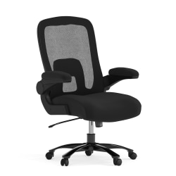 Flash Furniture Hercules Fabric High-Back Big And Tall Ergonomic Office Chair, Black