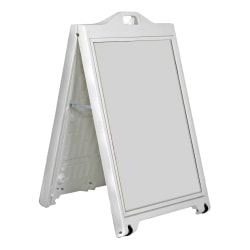 Azar Displays Sidewalk Sign, 44-3/4" x 29", White