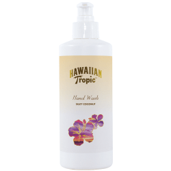 Hawaiian Tropic Liquid Hand Wash, Silky Coconut, 12.8 Fl Oz, Purple/Gold/Sand/Brown/White, Case Of 40 Bottles
