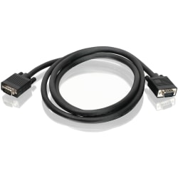 IOGEAR Ultra-High Grade VGA Male To Male Cable, 6’, Black