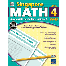 Thinking Kids'® Singapore Math Workbook, Grade 5