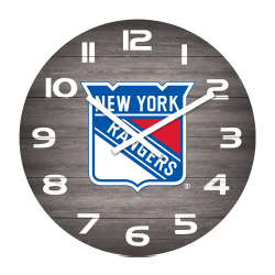 Imperial NHL Weathered Wall Clock, 16", New York Rangers