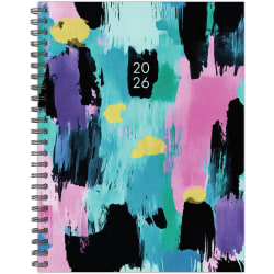 2026 Willow Creek Press Softcover Weekly/Monthly Planner, 6-1/2" x 8-1/2", Abstract Art, January To December, 56639