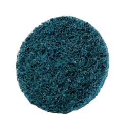 Scotch-Brite™ Roloc™ Quick-Change Conditioning Discs, 2", Teal, Pack Of 200 Discs