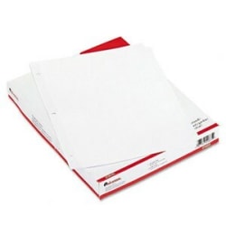 Universal Economy Tab Divider - 5 Tab(s)/Set - 8.5" x 11" - 36 / Set - White Divider - White Tab