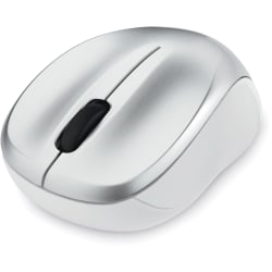 Verbatim® Silent Wireless Blue LED Mouse For USB Type A, Silver