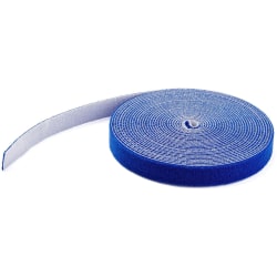 StarTech.com 100ft Hook and Loop Roll - Blue - Cable Management (HKLP100BL)